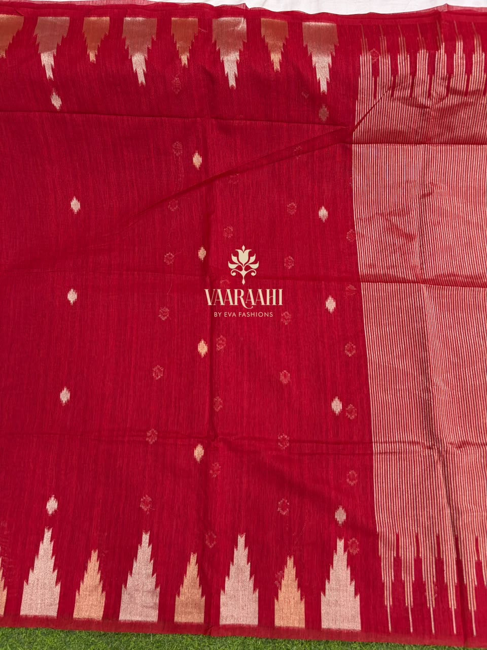 Jute Lenin Jamdhani Sarees
