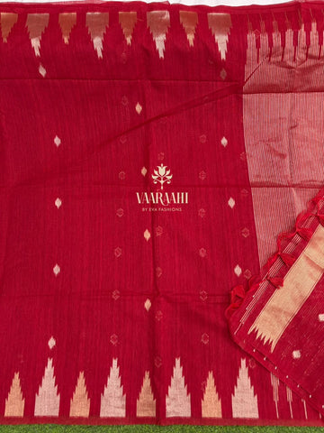 Jute Lenin Jamdhani Sarees
