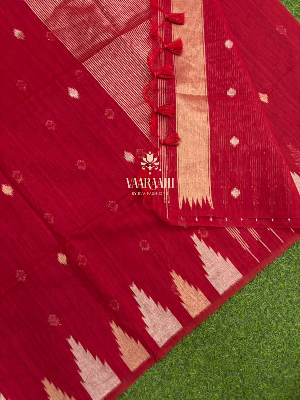 Jute Lenin Jamdhani Sarees