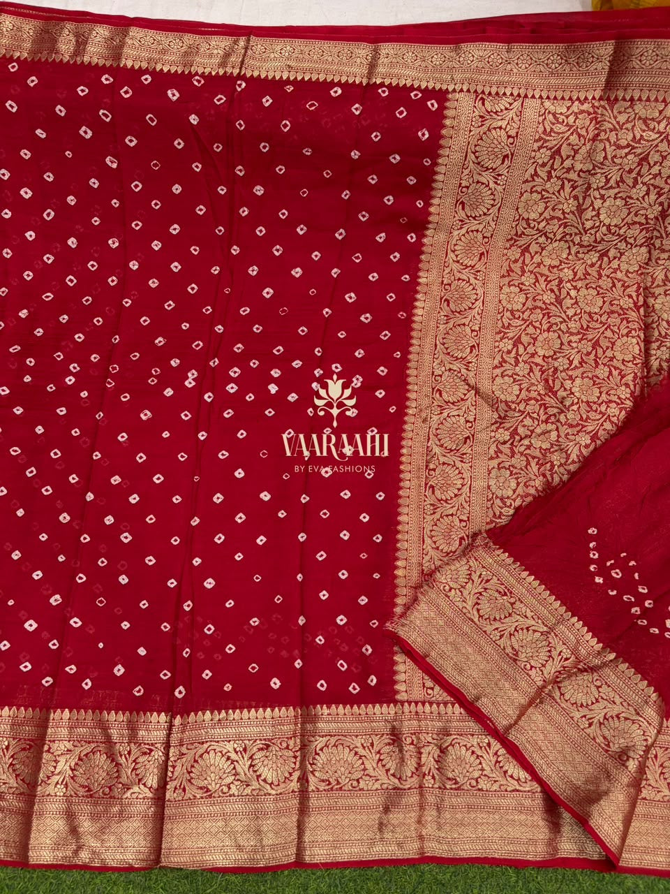 Elegant and Rich Bandhej Bandini Sarees