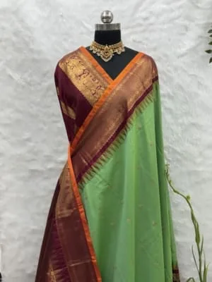 Premium Semi Gadwal Silk Saree
